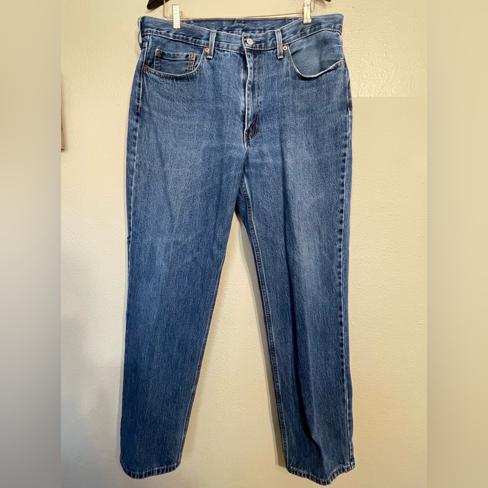 Levi's 550 Men's Straight Blue Jeans 38/34